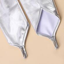 一对 19.29 英寸金属防紫外线臂套 - 夏季女士透气冰丝防晒袖套，适合骑行、跑步、户外活动、时尚且实用 - 彩色 - 查看 3