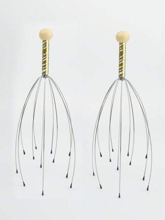 1/2pcs 12-Finger Head Massager, Head Scratch Scalp Massager, Scalp Massage Relaxation Scratcher, Head Massage Hair Stimulation And Body Stress Relief,Hair,Hair Tools,Hair Care,School,Back To School,Travel,Travel Essentials,Home Essentials,Spa,Massage Tool,Massage,Massager,Spa