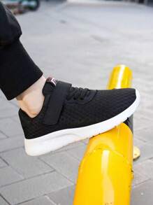 Boys' & Girls' Breathable Mesh Sporty Sneakers, Lightweight Children Running Casual Shoes