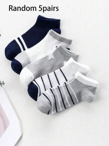 10 pares de calcetines de tobillo para niñas con malla transpirable, de colores y estilos aleatorios, apropiados para uso diario