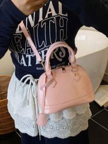 Borsa da donna alla moda, di alta qualità, con stampa di cartoni animati carini, di grande capienza, adatta per l'uso in strada, per appuntamenti, per pendolarismo
