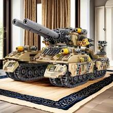 1628-Piece High-Difficulty Military Tank 8-In-1 Assembly Model - DIY Building Puzzle For Study/Living Room Decoration, Festival Gift Collectible, Adult Educational Complex Toy
