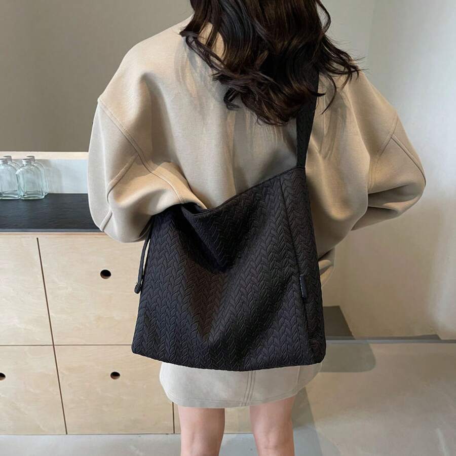 Women Tote Bags - 黑色 - 查看 1