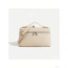 Bolsa de almuerzo de moda LP19, nueva bolsa de mano de modelo primavera/verano 2025 para mujer, bolso de hombro estilo tote y bandolera pequeño