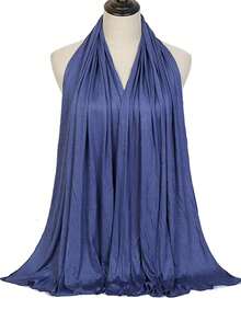 1 件女士经典纯色穆斯林头巾，柔软伊斯兰头巾，多功能防晒披肩，适合外出、旅行、头巾休闲装