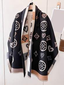 1pc Luxury Winter Cashmere Scarf Women Warm Pashmina Blanket Poncho Scarves Female Shawl Wraps Thick