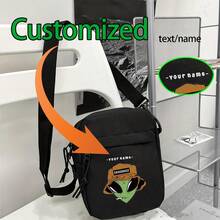 1 件定制时尚女士单肩包，大容量纯色斜挎包，独特的 DIY 设计，记录珍贵时刻，简约，宽敞，便携，轻便，耐用，适合旅行、街头服饰、休闲、收纳