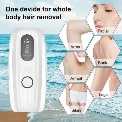 Laser Hair Removal Device, IPL Hair Removal, 999,999 Flashes Hair Removal Device, Painless Home Shaver, Women's Shaver, Painless Home Hair Removal Device, Unisex, Long-Lasting Hair Removal, 3-In-1 Home Hair Removal Device, Unisex, Upgraded 3-In-1 Home Hair Removal Device, 9 Levels Of Flashes, 999,900 Permanent Hair Removal, Face, Body, Bikini Line, Full Body Painless Hair Removal