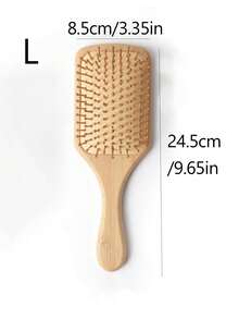 Madebyblanc Hem Shun Hair Skönhet Trä Airbag Kam, Massage Kam, Handhållen Arbetssparande Runt Huvud Bambu Tänder Inte Skada Hår Dam Långt Hår Hem Gummi Luftkudde Kam Present, Huvud Meridian Luftkudde Kam, Massage Stor kam, Långt hår Massage Kam, Anti-Statisk Airbag Träkam. - Multifärgad - Visa 15