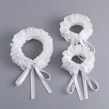 1 Set Gentleman's Formal Suit Accessories - Cravat, Cuff Links, Sleeve Decorations For Dress For Christmas Decor - Multicolor - View 13