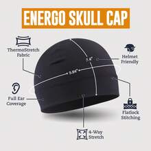 1/2 Pcs Men's And Women's Skull Cap Helmet Lining, Winter Wool Bicycle Cap, Skull Cap Under The Helmet, And Running Bicycle Cap