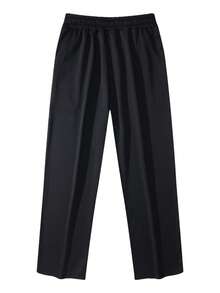 男士轻盈皇冠印花抽绳阔腿裤，宽松休闲慢跑裤，适合度假、户外、通勤、工作、钓鱼、露营，送给男朋友/丈夫的礼物，春秋季