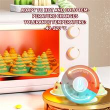 Christmas Tree Silicone Mold - MoldFun Xmas Tree Pan Silicone Mold For Mousse Cake Muffin Baking, Ice Cube, Jello, Chocolate, Soap, Lotion Bar, Bath Bomb, Candle - Green - View 6