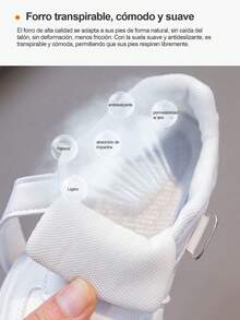 Niños y niñas  niño zapatos de tabla blanco suave fondo antideslizante baja banda cien zapatos de bebé - Rosa brillante - Ver 10