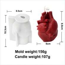 3 Style Pumpkin Ghost Candle Mold Heart-Shaped Scented Candle Gypsum Silicone Mold Making Resin Epoxy Tool For Halloween Part
