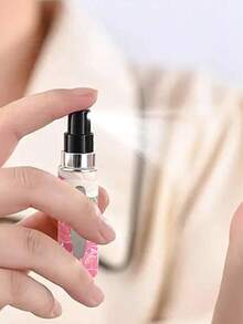 1个/4个装香水喷瓶，印花图案香水喷洒工具，底部注水喷雾瓶，可重复使用，多种款式可选，生日礼物，节日礼物，适合便携式5毫升香水瓶 - 彩色 - 查看 4