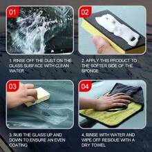 High-Strength Degreasing And Cleaning Spray, Quickly Removes Stubborn Oil Film, Effectively Removes Stains And Insect Residue, Improves Glass Transparency