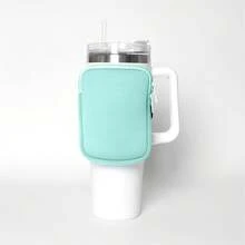 Water Bottle Carrier Bag With Phone Pocket For Cup 40/30 Oz, Water Bottle Holder With Adjustable Strap, Accessories,Bottle Pouch For Hiking Travelling Camping Climbing - Multicolor - View 13