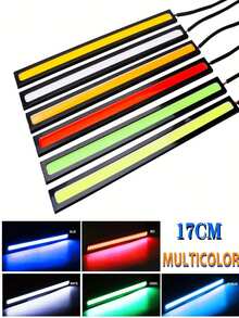 2个装 17厘米 DRL LED COB 灯泡日间行车灯通用防水 12V 7000K 白色卡车汽车工作造型灯 - 2個 - 查看 5