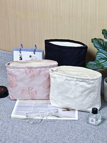 Cute Cartoon Girlish Cosmetic Bag Coin Purse, Versatile Fashion Small Compact Makeup Bag, Ladies Discreet Sanitary Pad Holder, Zipper Closure Elegant Makeup Pouch, Small Cute Quilted Linen Cosmetic Bag, Children's Festival Gift, Suitable For Various Occasions, Soft Lightweight Portable Makeup Bag, Portable Lipstick Bag & Coin Purse Travel Essentials Vacation Summer Holiday Back To School School Stuff Bag For School Travel Bag For Women Makeup Bag For Travel - Multicolor - View 2