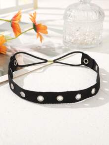 Women Bandana 1pc Street-Chic Style Hollow-Out Metal Hair Band Fashion Hair Accessories Soft Headband Fall Winter For Vacation Outfits Woman - Multicolor - View 14