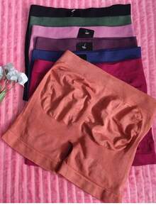 6 LICRA SHORT DE DAMA PIERNA LARGA CONTROL DE ABDOMEN UNITALLA - Multicolor - Ver 3