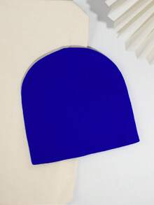 男女通用马卡龙色纯色针织便帽，Y2K 街头潮流亚克力帽秋季装