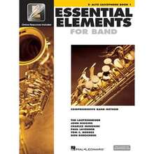Essential Elements For Band - Eb Alto Saxophone Book 1 With Eei (Book/Media Online) (Paperback) By Hal Leonard Corp (Creator) - Single Book - View 3