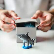 24 件意大利 Brainrot Tralalero Tralala，意大利 Brainrot Meme 鲨鱼人物，有趣的 Tung Tung Tung Sahur Brainrot，运动鞋中的鲨鱼病毒 AI Brainrot 动物雕像 - Italian Brainrot - 查看 6