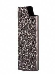 1 pieza Funda para encendedor con textura y relieve, ajuste para encendedores BIC J6 de tamaño completo - Soporte para encendedor de metal resistente y con estilo, a prueba de viento y minimalista vintage - Multicolor - Ver 14