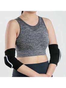 Protección de codo de esponja para deportes y danza, protección contra caídas y choques, protección cálida para el brazo, entrenamiento con presión, protección de codo gruesa