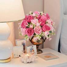 2/4/8/12 Packs Peonies Artificial Flowers, Mixed Pink Artificial Peonies, Silk Peonies Flowers Fake Peonies Artificial Flowers Peonies Bouquet For Centerpiece Table Wedding Party Home Decor - 彩色 - 查看 4