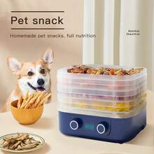 家用食品脱水机，食品冷冻干燥机，带5个托盘，糖果冷冻干燥机，带智能定时器和温度控制，冷冻干燥零食机，用于水果、肉类和蔬菜储存