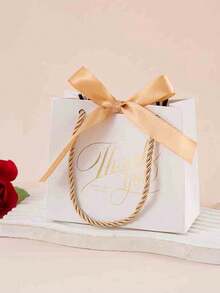 24PCS Wedding Candy Packaging Tote Bag With Gift Tote Bag Creative Fresh Gift Bag Wedding Candy Box Packaging Tote Bag Suitable For Weddings, Greetings, Birthday Parties, Holiday Parties, Bachelor Parties, Theme Parties, Graduation Parties, Housewarming Parties, Gift Packaging Tote Bag