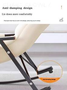 PU Rocking Recliner - Ergonomic Lounge Chair For Reading , Comfortable Slouchy Sofa With Footrest, Living Room/Bedroom Relax - Multicolor - View 12