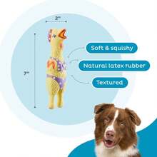 Outward Hound By Charming Pet Squawkers Earl Latex Squeaky Rubber Chicken Dog Toy, Funny Interactive Holiday Toy For Dogs, Large Size - 亨麗埃塔.斯莫爾 - 查看 3