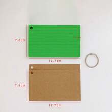 200 schede indice con anelli, 7,62 x 12,7 cm schede flash con anelli, schede di note a colori con anelli, fodera interna perforata, schede di studio adatte per scuole, università, case, uffici, memoria, elenchi di cose da fare (10 colori), forniture scolastiche, ritorno a scuola