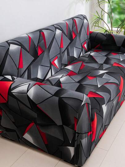 1PC Printed Elastic Sofa Covers Santi-Dirty Modern Sofa Slipcovers Simple Style Sofas Set For Living Room Bedroom Outdoor Sofa Protective Cover L Shape Combination Chaise Longue 1/2/3/4 Seater Cushion Covers Home Decoration Sofa Couch