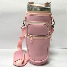 Water Bottle Carrier Bag With Phone Pocket For Cup 40/30 Oz, Water Bottle Holder With Adjustable Strap, Accessories,Bottle Pouch For Hiking Travelling Camping Climbing - Multicolor - View 16