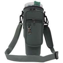 Water Bottle Carrier Bag With Phone Pocket For Cup 40/30 Oz, Water Bottle Holder With Adjustable Strap, Accessories,Bottle Pouch For Hiking Travelling Camping Climbing - Multicolor - View 15