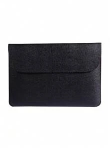 1pc 13.3/15.4 Inch Solid Color Casual Laptop Sleeve Bag, Suitable For Apple Notebook