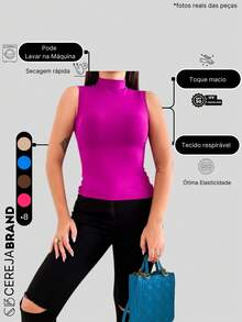 Women Tank Tops & Camis - Rose Red - View 4
