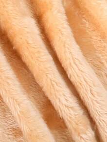 女童200克保暖内衬连裤袜，纯色不透明连裤袜，适合秋冬季穿着 - 彩色 - 查看 4