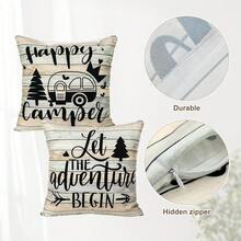 2 Set Rv Dinette Cushion Covers Stretch Washable Rv Cushion Slipcove Replacement For Camper Car Bench, 2 Pillowcase, 2 Backrest - Multicolor - View 5