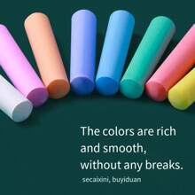 1pc Colorful Chalk, Stone Chalk Suitable For DIY Wall, Blackboard Drawings, Unique Patterns, Suitable For Classroom, Christmas, Wall Drawing,Back To School