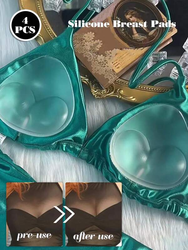 4 stuks siliconen bh-inzetstukken lingerie-accessoires van hoge kwaliteit