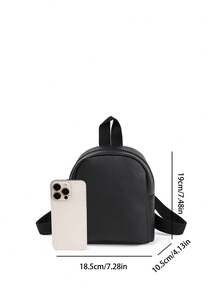 1pc Girl's Adjustable Strap Backpack, Chest Bag, Multicolor Casual Backpack Suitable For Daily Use, Outdoor, Travel, Hiking, School, Great Gift Choice