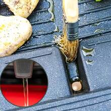 1pc Non-Stick Rectangular Griddle Pan, Smokeless Stone Griddle, Suitable For Indoor/Outdoor Grilling, Oven Tray, Restaurant Supplies, Outdoor Cooking, Easy To Clean, Convenient To Carry, Camping, Picnic, BBQ Accessories, Outdoor Yard Supplies - Black - View 5