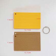 200 schede indice con anelli, 7,62 x 12,7 cm schede flash con anelli, schede di note a colori con anelli, fodera interna perforata, schede di studio adatte per scuole, università, case, uffici, memoria, elenchi di cose da fare (10 colori), forniture scolastiche, ritorno a scuola