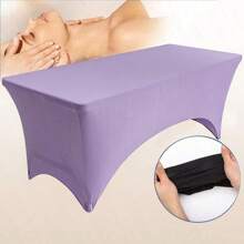 1 pièce Drap-housse de table de massage de salon de 6 pieds, extensible, pour extension de cils, pour table de massage de lit de beauté de salon